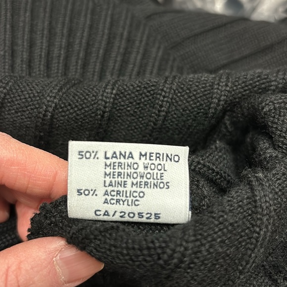 GREEN COAST Yachting Outfits Henley Sweater Italy Wool Blend Sz. Large (54) - Picture 14 of 15